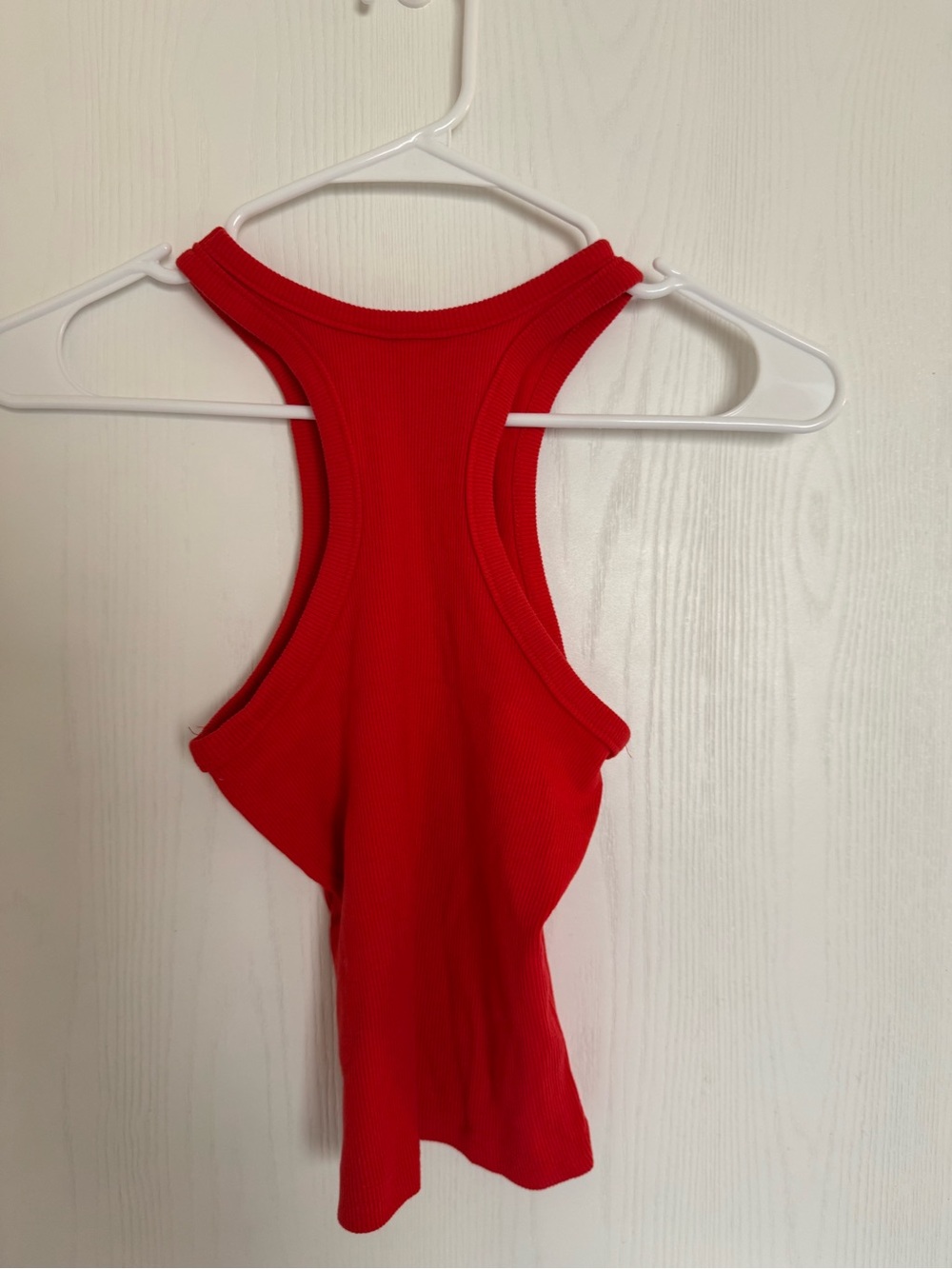 H&M Red Ribbed High-Neck Tank - Picture 2 of 3